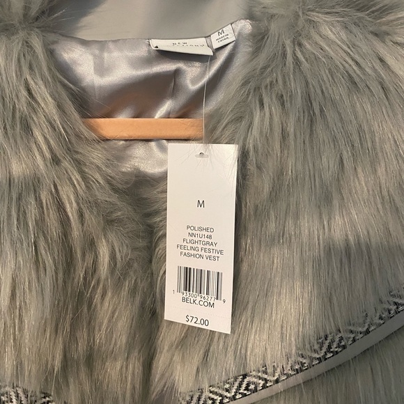 NWT Fur Vest by New Directions - Picture 3 of 3